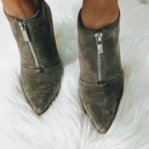 Suede Ankle Booties